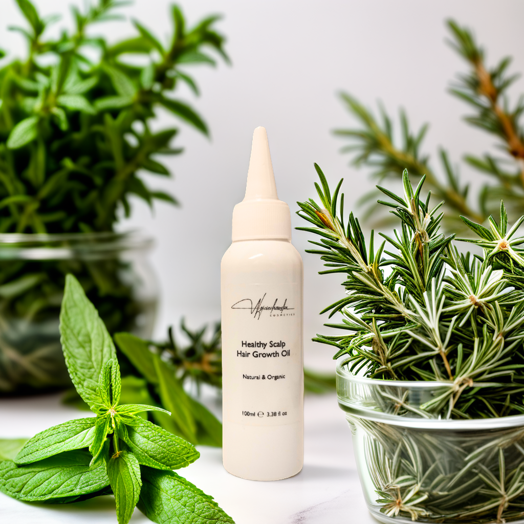 Organiczny olejek rozmarynowo-miętowy wspomagający wzrost włosów