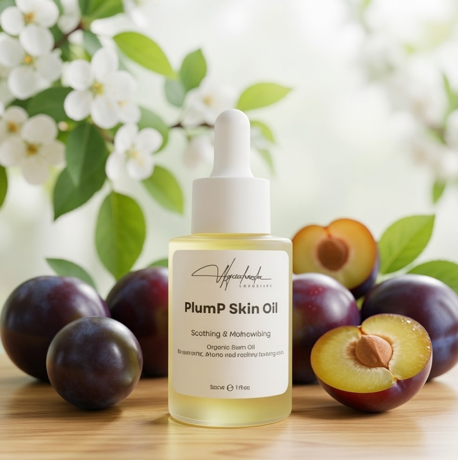 PlumP Skin Oil, Organic Cold Pressed Plum Oil