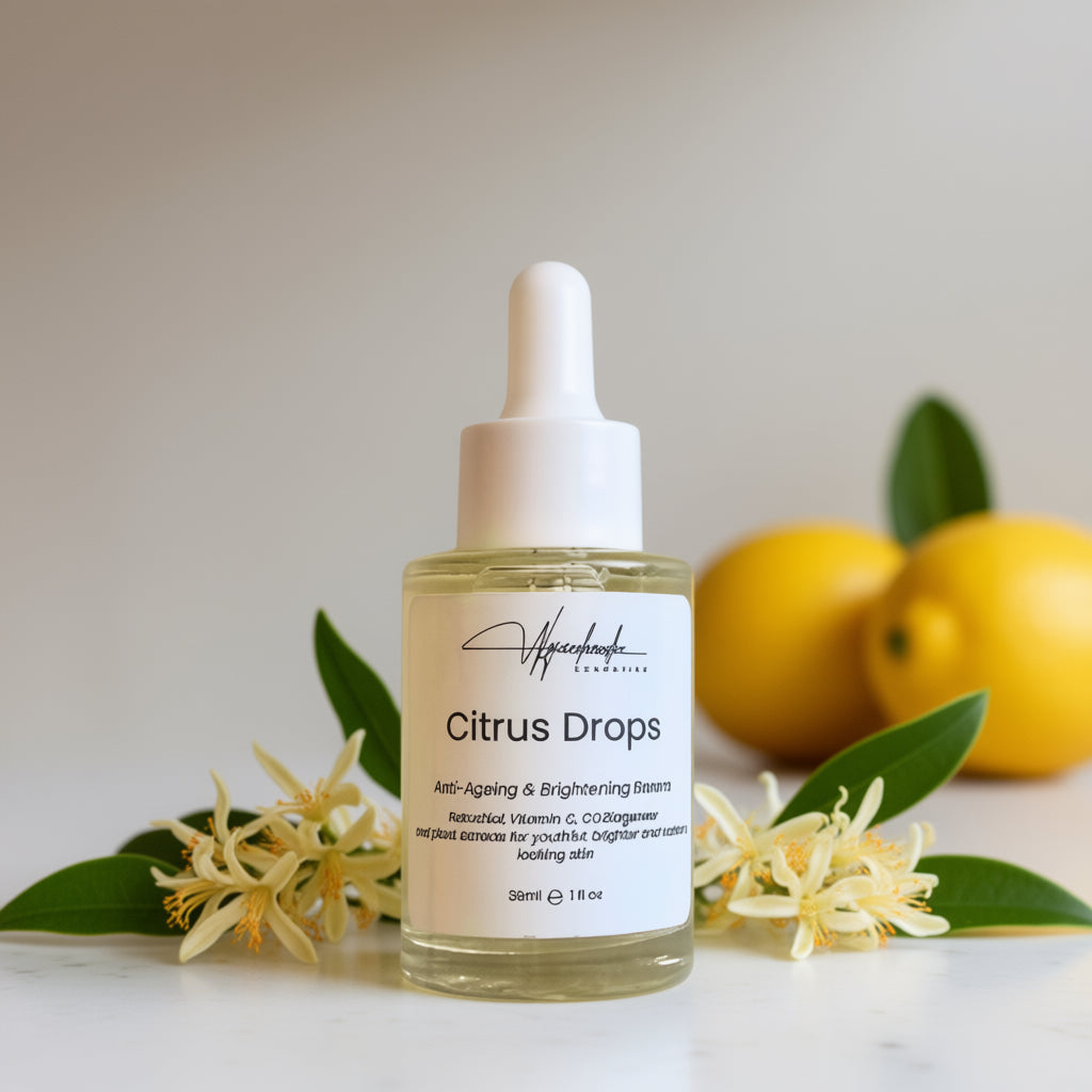 Citrus Drops, Anti-Aging Brightening Serum with Bakuchiol & Vitamin C
