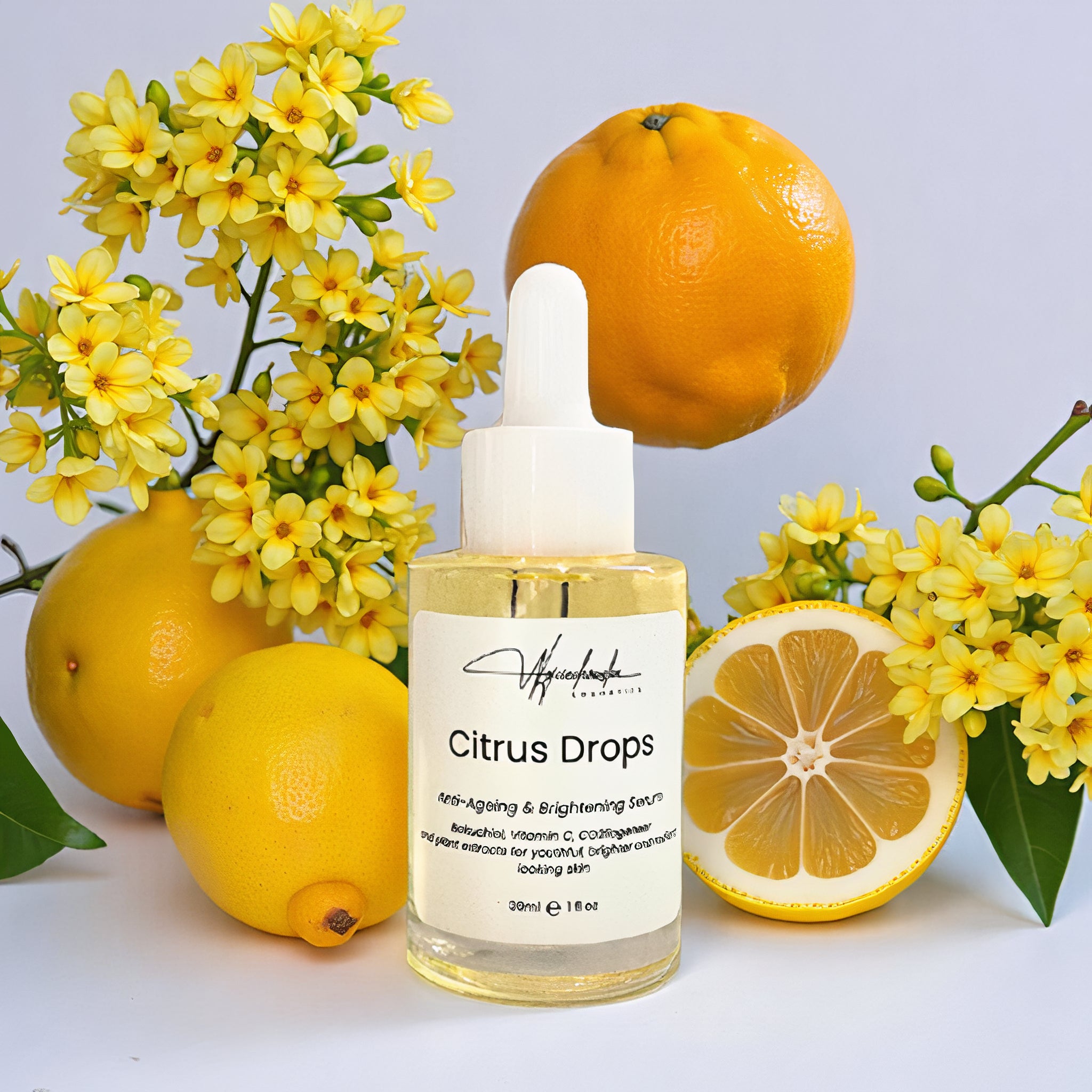 Citrus Drops, Anti-Aging Brightening Serum with Bakuchiol & Vitamin C