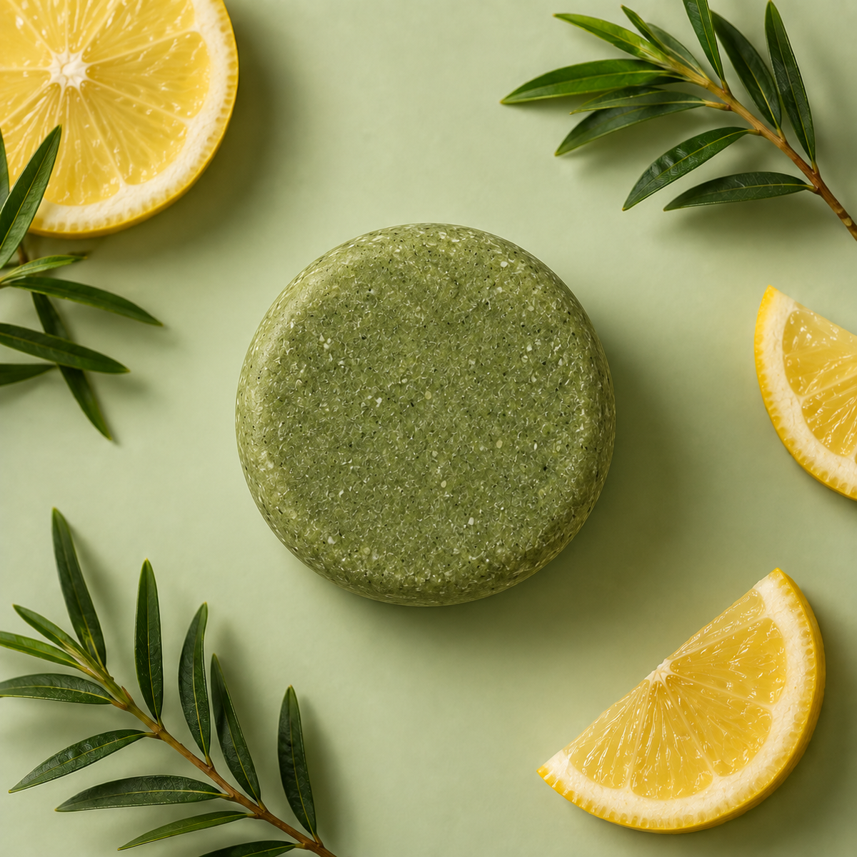 Organic Tea Tree Lemon Shampoo Bar